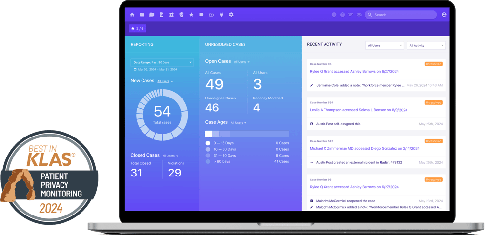 Protenus Best in KLAS Patient Privacy Monitoring